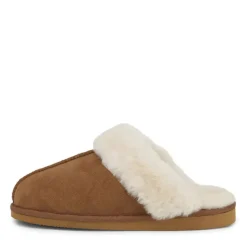 Dame Slippers Kastanje