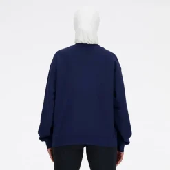 Dame Sports Essentials French Terry Logo Sweatshirt NB Navy