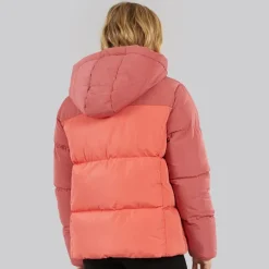 Dame St Agnes Kort Dunjakke Rød