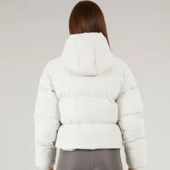 Dame Storm Cuff Kort Puffer Jakke Sten