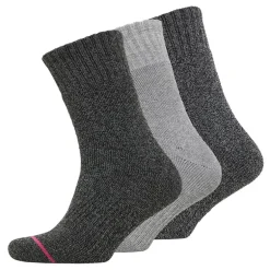 Dame Strømper 3-pak Termisk Crew Hættelilla/​Mellem Grå/​Sort Lyse Pastel Lilla