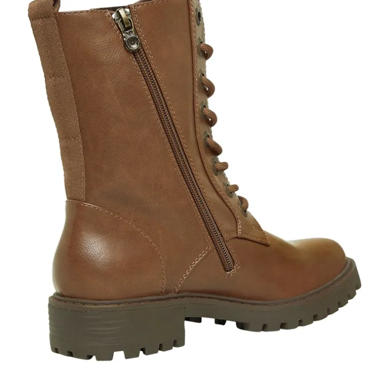 Dame Støvler med Ruffler Valnød Lokal Sheriff