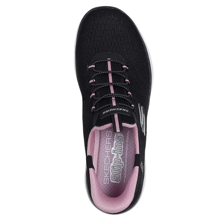 Dame Summits Drømmesøger Slip-In Sneakers Black & Purple/Mauve