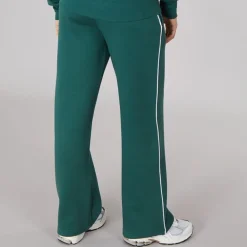 Dame Sura Bukser med vide ben, dyb smaragdgrøn