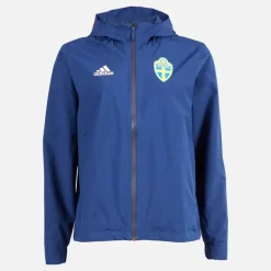 Dame SVFF Sverige Vandtæt Storm Jakke Team Navy Blue/​Easy Yellow