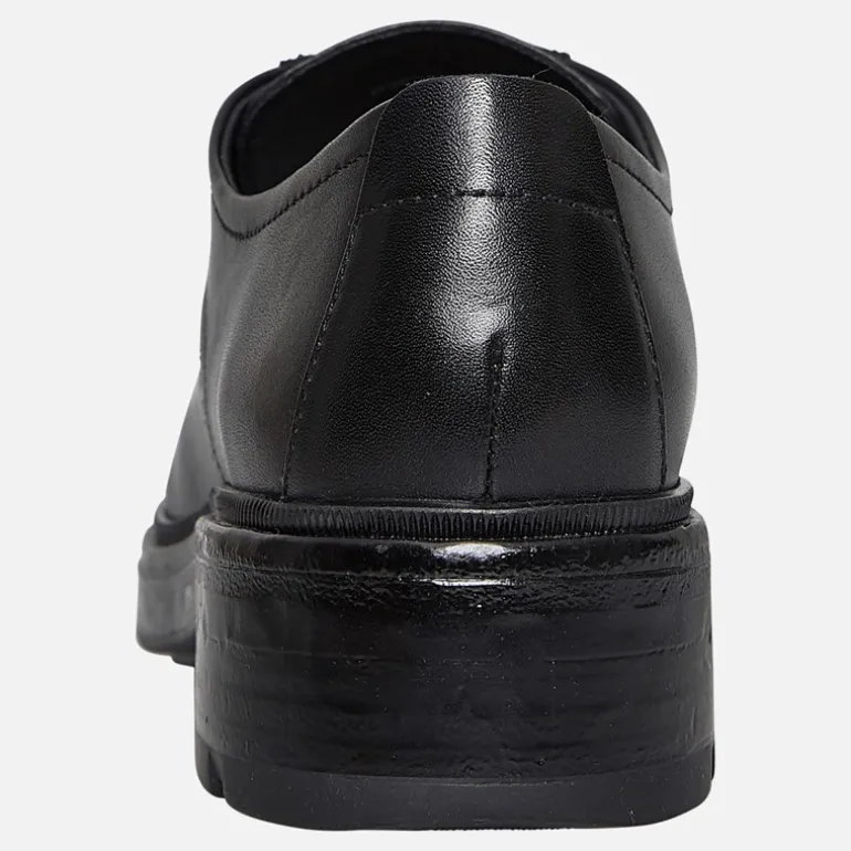 Dame Swelen Chunky Oxford Sko Sort