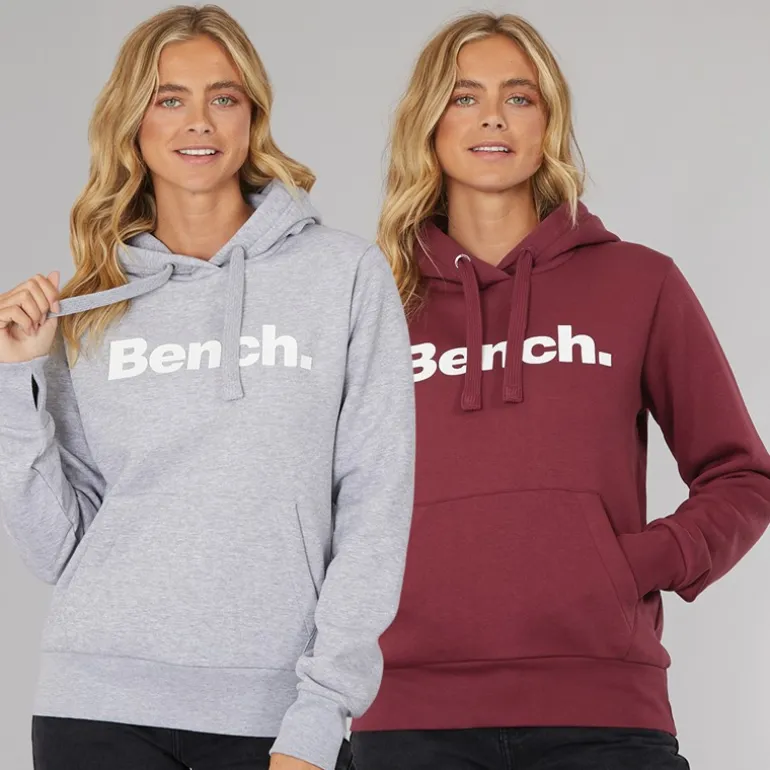 Dame To Pak Hættetrøjer Gråmeleret Cordovan