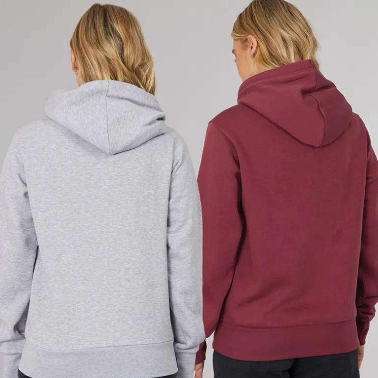 Dame To Pak Hættetrøjer Gråmeleret Cordovan