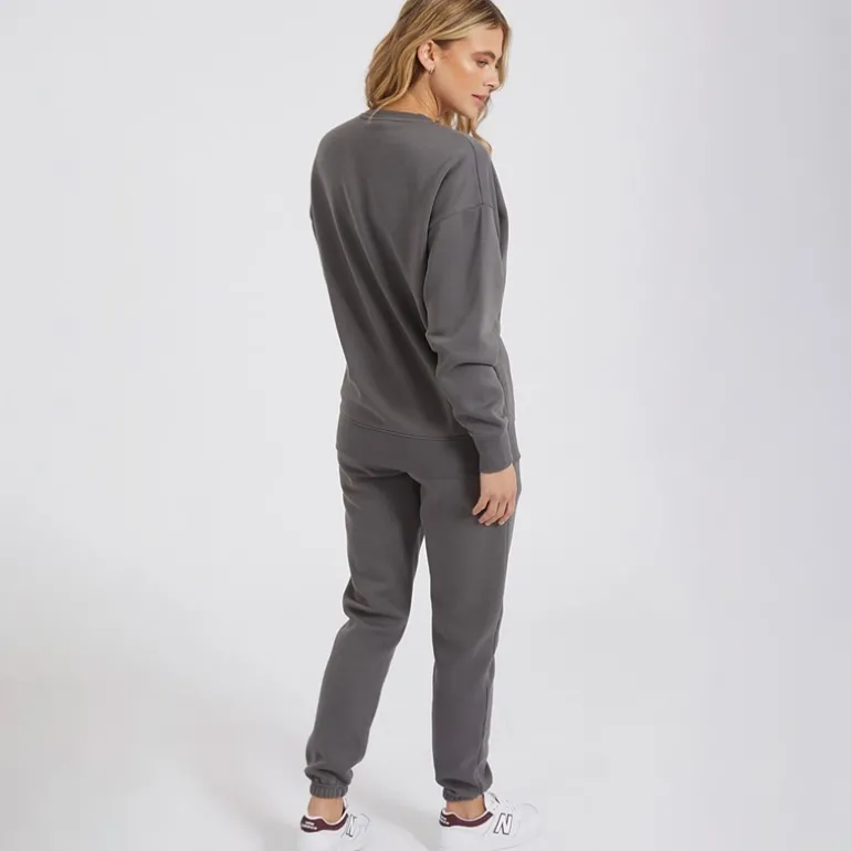 Dame Tracksuit Vasket Antracit