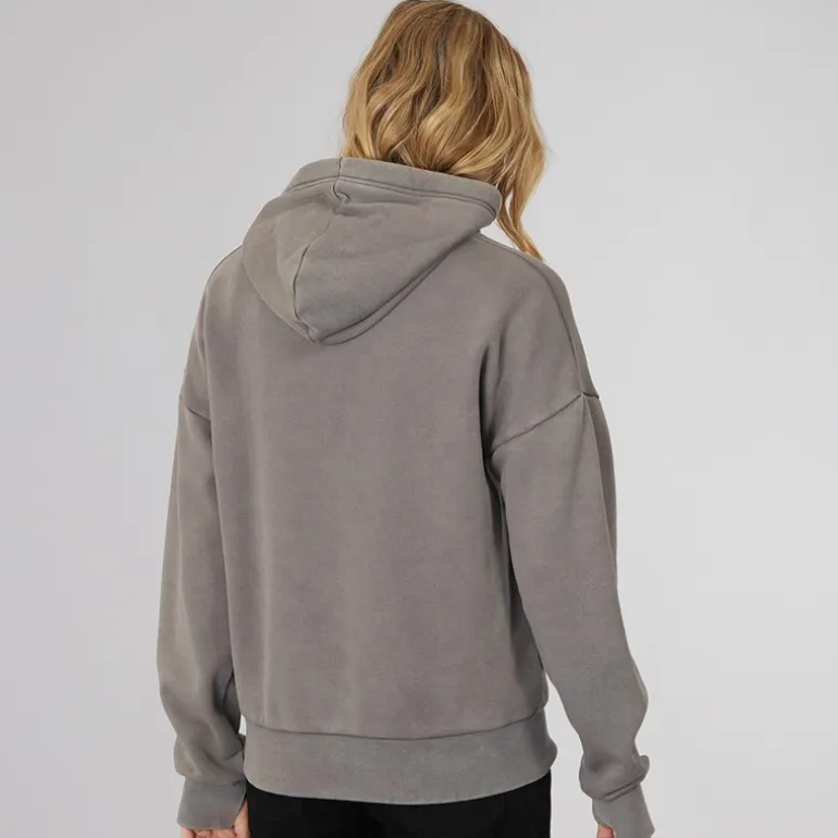 Dame Trait Hættetrøje Grafit Grå