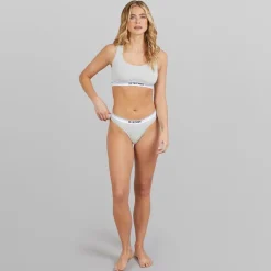 Dame tre pak hipster trusser Light Grey Marl/​Bright White/​Sort