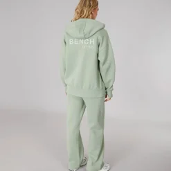 Dame Træningsdragt med Lynlås Mørk Salviegrøn