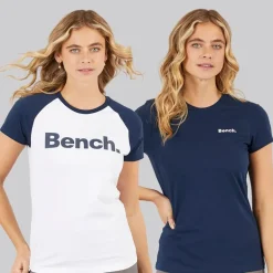 Dame T-shirts Nerissa Topak Hvid/Blå