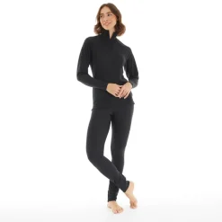Dame Unite 360 Termisk Baselayer Sæt Sort