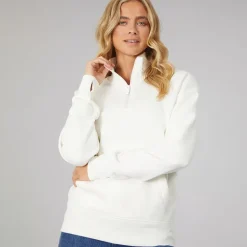 Dame Zilia Sweatshirt Vinter Hvid