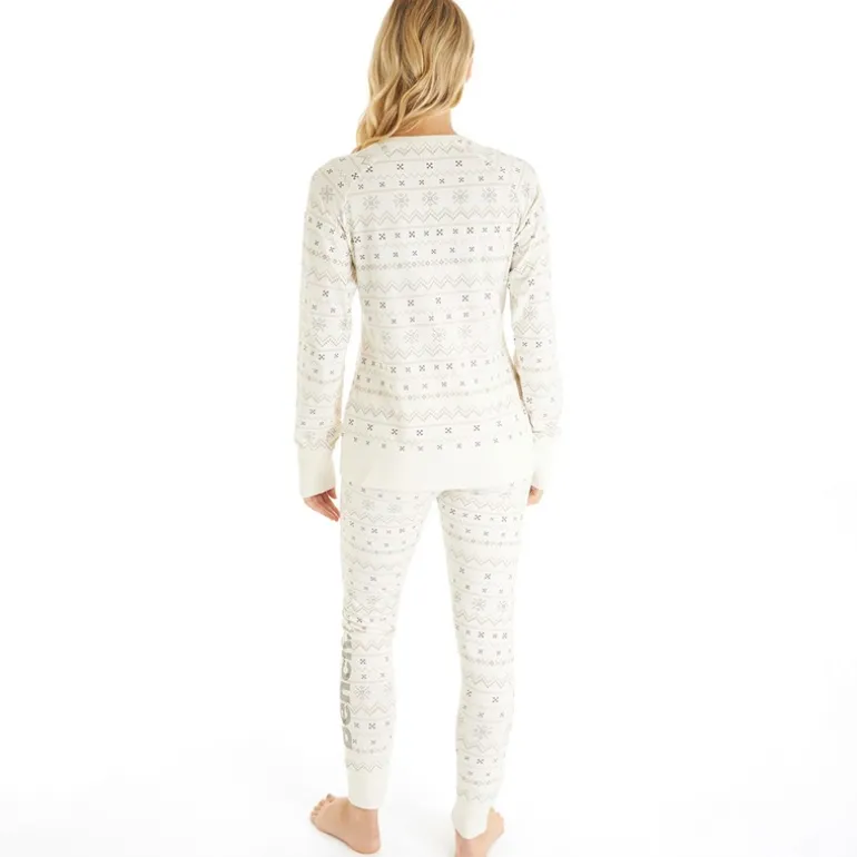 Dames Soffi Loungewear Sæt Vinterhvid