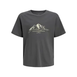 Drenge Bjerg To Pak T shirts Silver Mink/​Asphalt