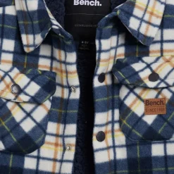 Drenge Bonded Shacket T-shirt og Jeans Sæt Navy