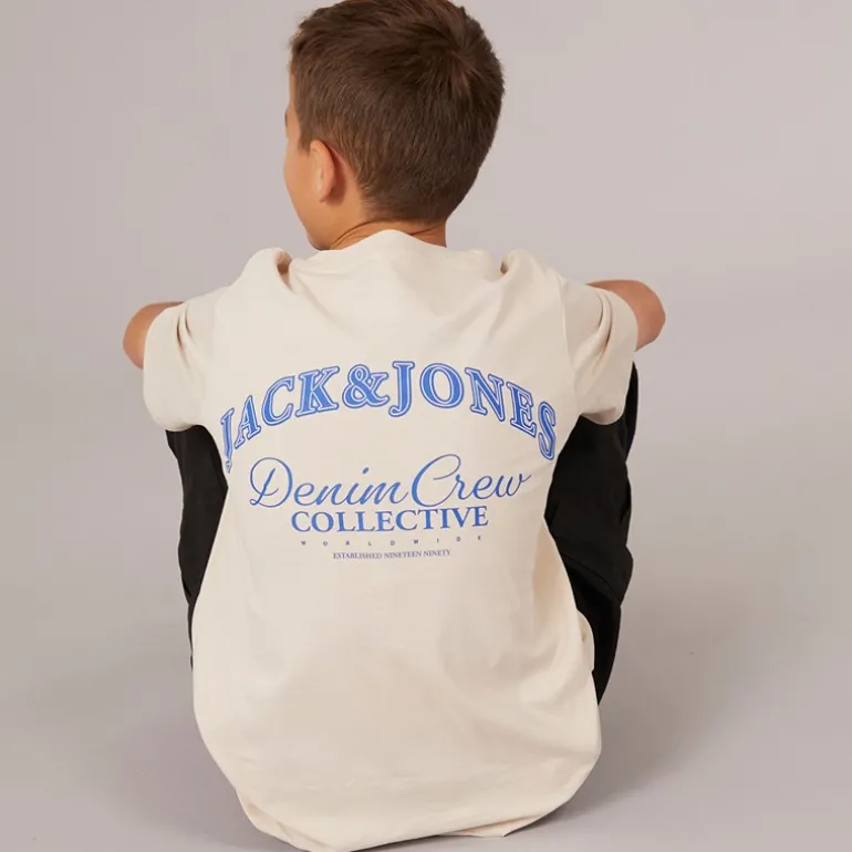 Drenge Brandes Ryg To Pakke T-shirts Moonbeam / Ocean View