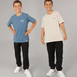 Drenge Brandes Ryg To Pakke T-shirts Moonbeam / Ocean View