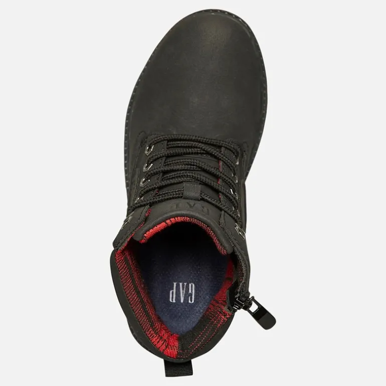 Drenge Dayton II Mellem Snøre Støvler Sort