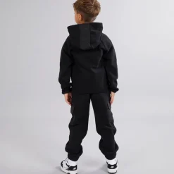 Drenge Dylan Polarfleece Hættetrøje Og Joggingbukser Sort