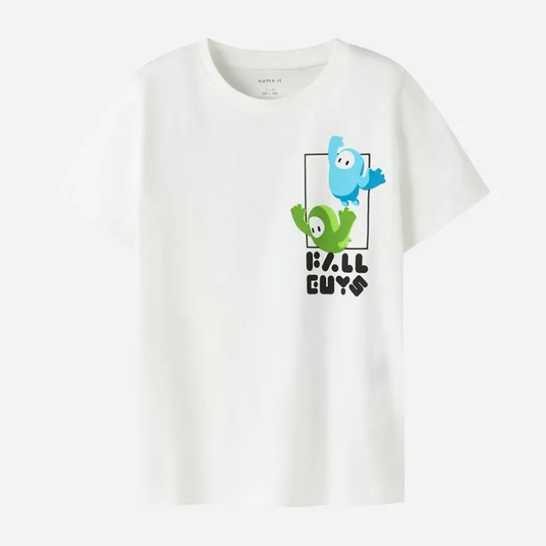 Drenge Fall Guys Abner T Shirt Bright White