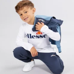 Drenge Harrison Hættetrøje T-Shirt Og Joggingbukser Sæt Blå /​ Hvid