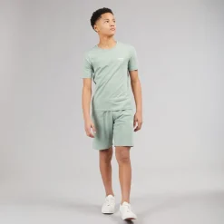 Drenge Jeff Orion T-shirt og shorts sæt Iceberg Green