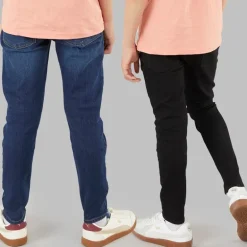 Drenge Lige To Pak Jeans Mørk Vask/​Sort