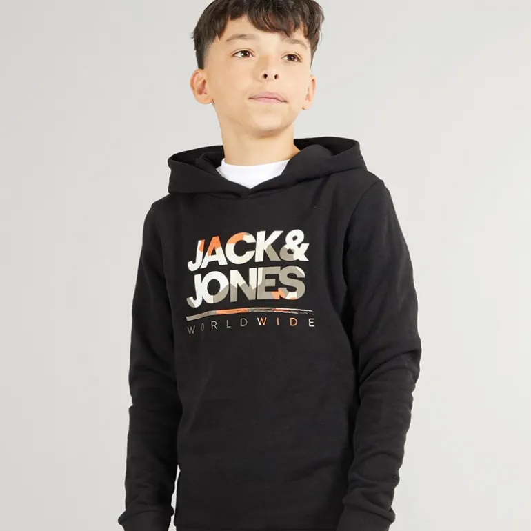 Drenge Luke Hoodie Sort