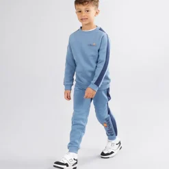 Drenge Orion Sweatshirt Og Joggingbukser Blå