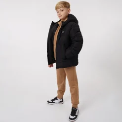 Drenge Pufferjakke Sort