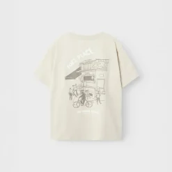 Drenge Saldur T-shirt Brown Rice