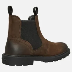 Drenge Shaylax Chelsea Støvler Kaffe/Sort