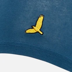 Drenge Syv Pak Boksershorts Navy /​ Teal /​ Printet Check