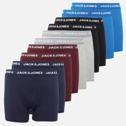 Drenge ti pak boxer trunks sort/​navy/​lysegrå melange/​port/​koboltblå Sort/​Navy/​Lmg/​ Port/​Cobalt Blue