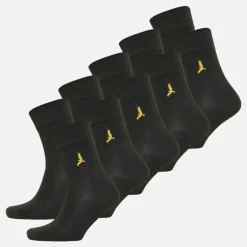 Drenge Ti Pak Trænings Sokker Sort