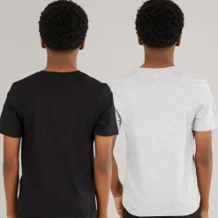 Drenge to pak t-shirt Sort/​Grå