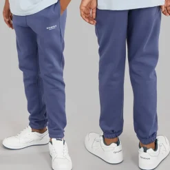 Drenge Tre Delt Hoodie Sweatshirt T-Shirt Og Joggingbukser Sæt Denim Blå/​Is Blå