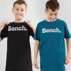 Drenge Trinti To-Pak T-Shirts Teal/Sort