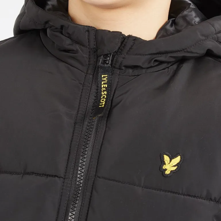 Drenge Vatteret Pufferjakke Z865 Jet Sort