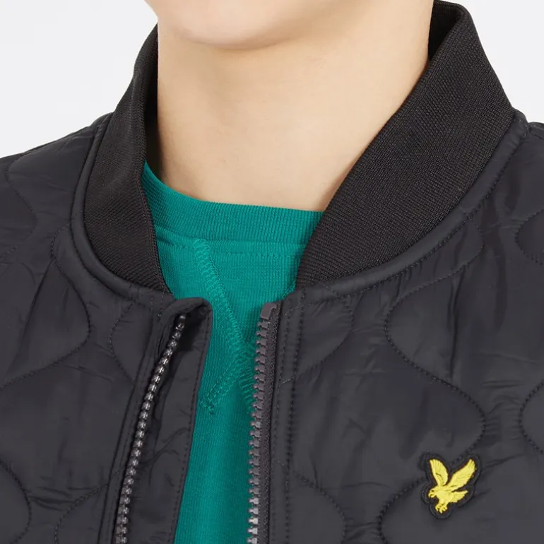 Drenge Vatteret Vest Z865 Sort