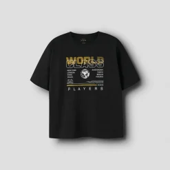 Drenge Victor T-shirt Sort