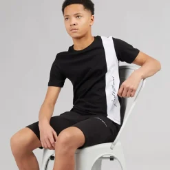 Drengenes Jax Blocking T-shirt og Shorts Sæt Sort