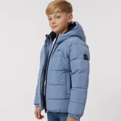 Drengepuffertjakke Mørkegrå