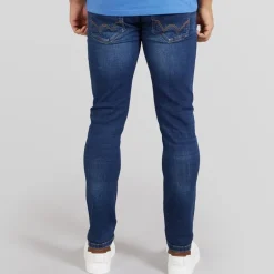 Duck And Cover Herre Maylead Sim Fit Jeans Mørk Vask