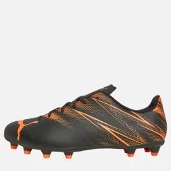 Fodboldstøvler til Herre Attacanto FG/​AG Fast/​Kunstig Græs Sort/​Glødende Rød