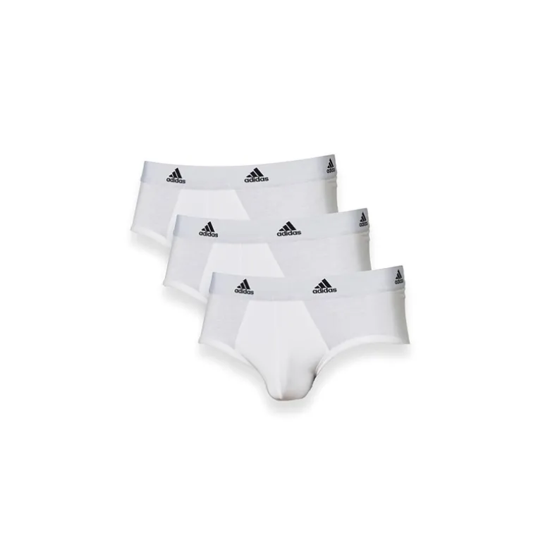 Herre Active Flex Bomuld Tre Pak Trusser Hvid