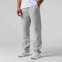 Herre Afslappede Joggingbukser med Åben Kant Lys Gråmeleret